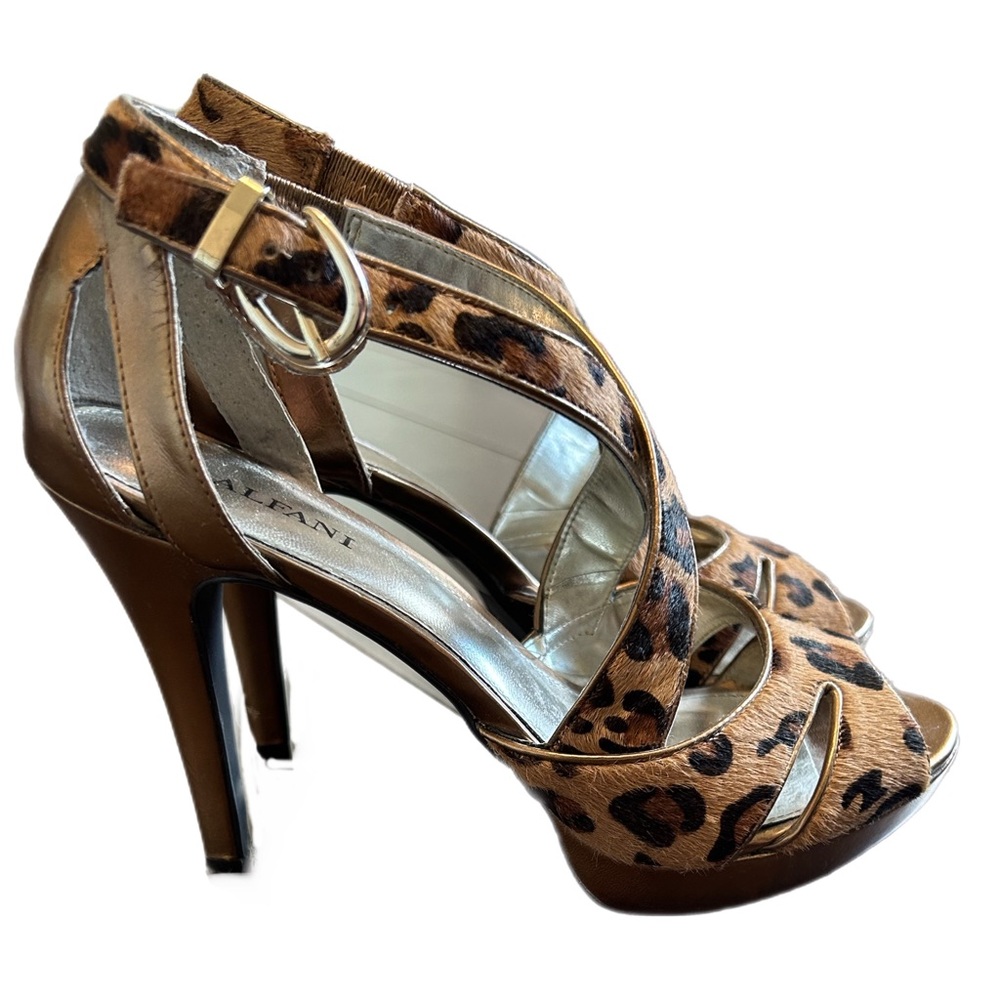 🌸 Alfani Leopard Dress Sandal Heels - Women size 6.5